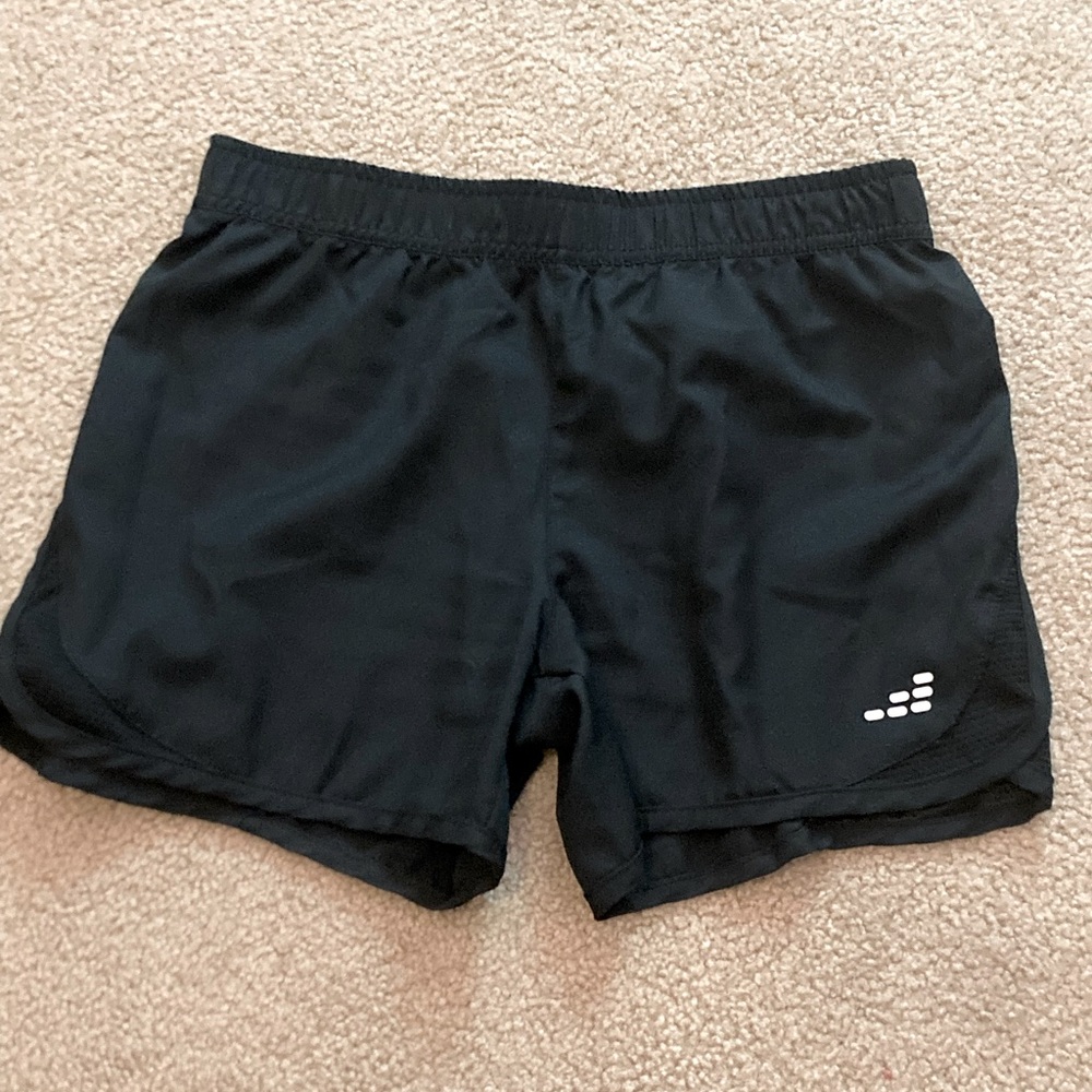 Girls athletic black shorts